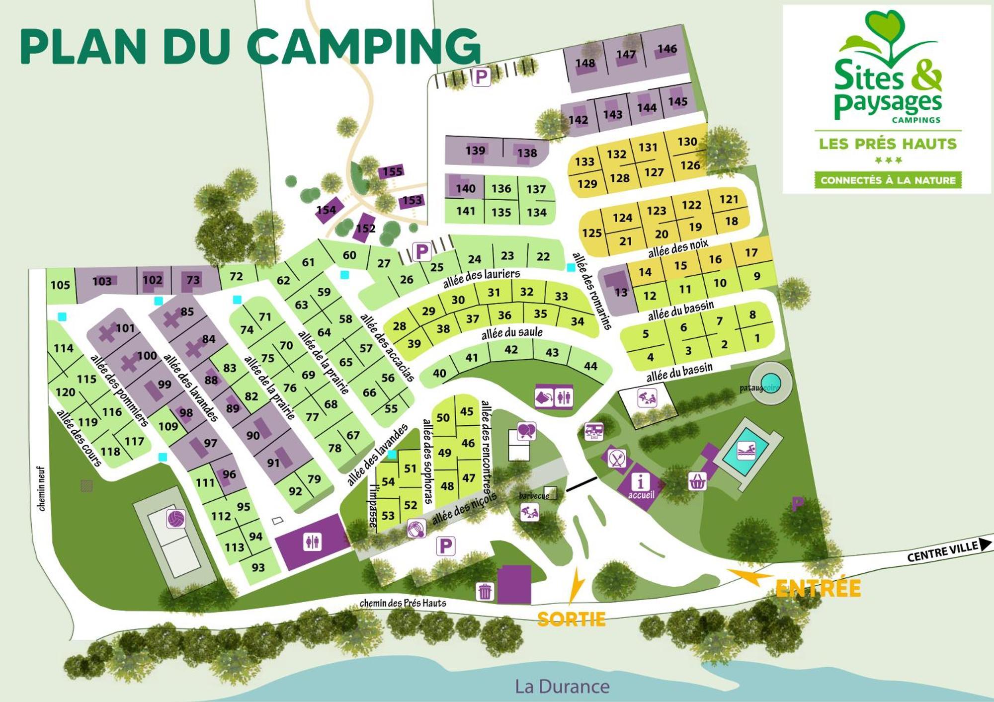 Camping Sites Et Paysages Les Pres Hauts Sisteron Eksteriør billede
